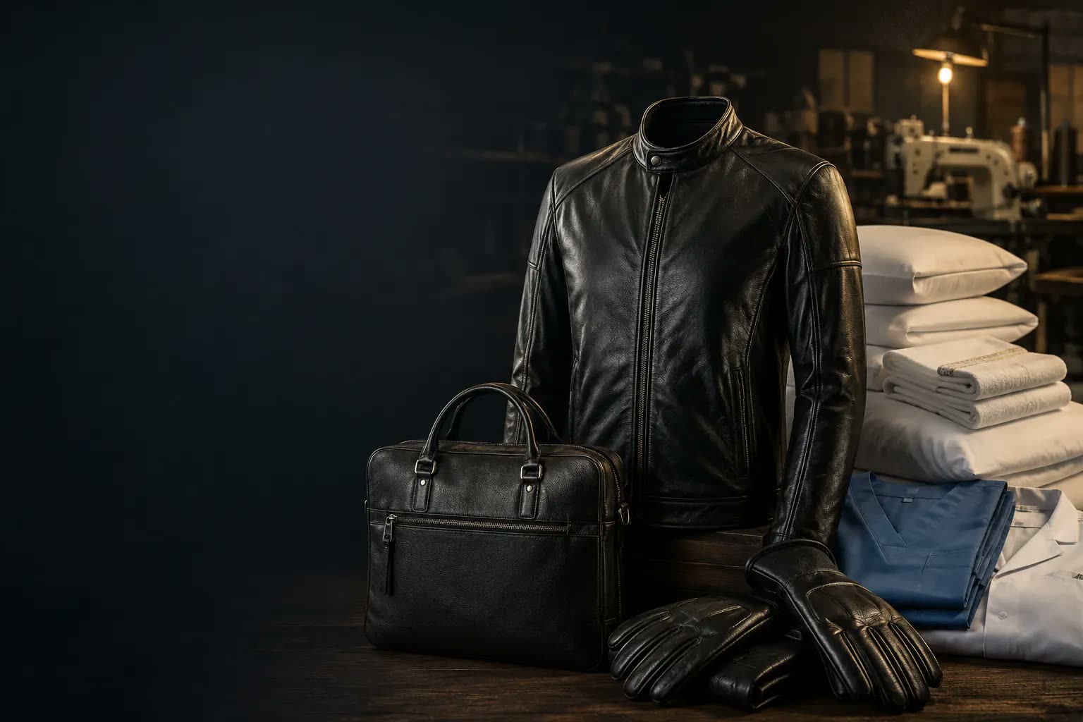 HMMA Group — premium leather safety gear and hospital-grade textiles